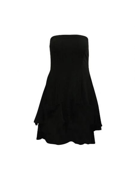 Nylonowa sukienka Yohji Yamamoto Pre-owned czarna