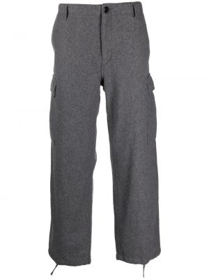 Pantalon large avec applique Kenzo gris