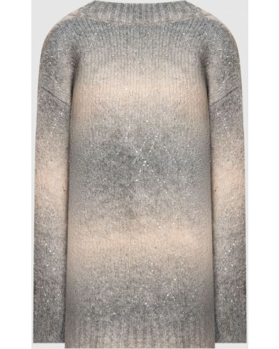 Сірий светр зі стразами Alanui