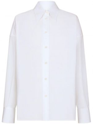 Camicia a punta appuntita Dolce & Gabbana bianco