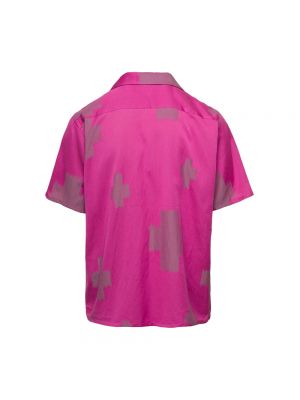 Koszula z krótkim rękawem Needles różowa