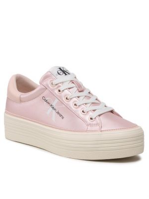 Sneakers gyöngyökkel Calvin Klein Jeans rózsaszín