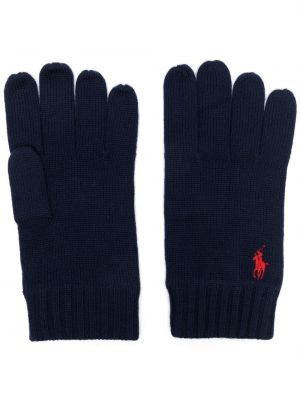 Volnene rokavice z vezenjem Polo Ralph Lauren