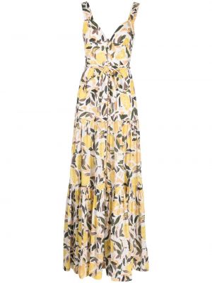 Макси рокля с копчета Rebecca Vallance жълто