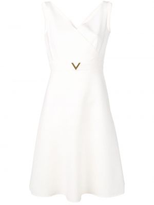 Vestido de cóctel Valentino blanco