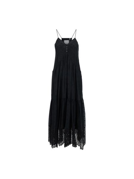 Sukienka długa Isabel Marant Etoile czarna
