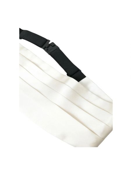 Cinturón de seda Dolce & Gabbana blanco