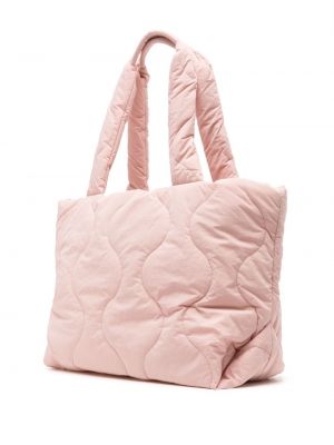 Gesteppte shopper handtasche Jakke pink