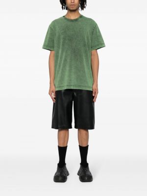 Medvilninis marškinėliai Alexander Wang žalia