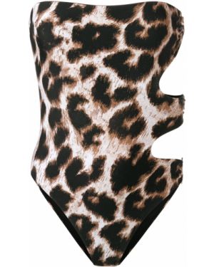 Bañador leopardo Philipp Plein negro