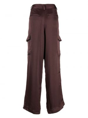 Relaxed fit „cargo“ stiliaus kelnės Ba&sh ruda