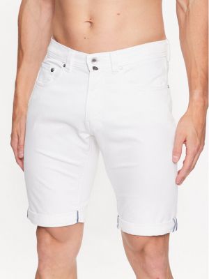 Shorts en jean Pierre Cardin blanc