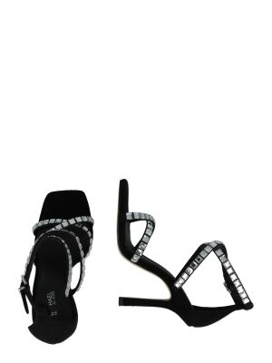 Priehľadné sandále Michael Michael Kors čierna