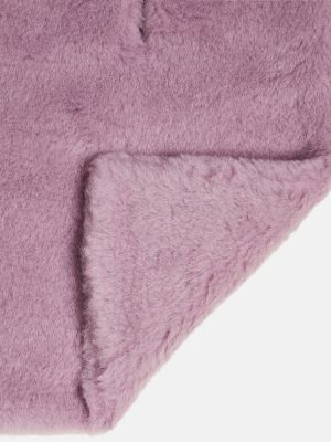 Echarpe en laine en soie Max Mara violet