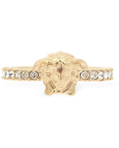 Inel de cristal Versace auriu