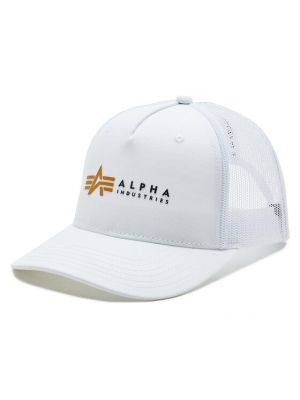 Καπέλο Alpha Industries λευκό