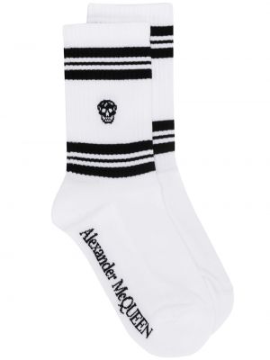 Плетени чорапи Alexander Mcqueen бяло