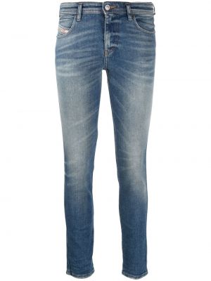 Skinny fit-jeans Diesel blå