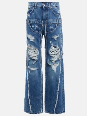 Roztrhané džínsy Dolce&gabbana modrá