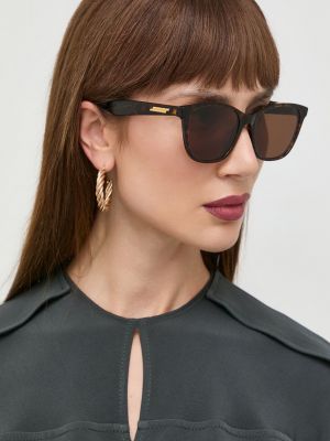 Слънчеви очила Bottega Veneta кафяво