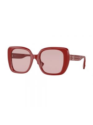 Okulary przeciwsłoneczne Burberry czerwone