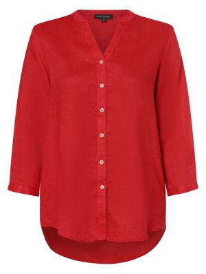 Czerwona lniana bluzka Franco Callegari