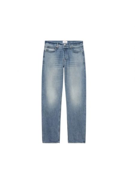 Niebieskie proste jeansy Frame