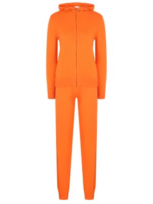 Хлопковый костюм Cruciani оранжевый