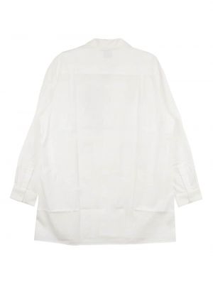 Chemise en coton avec poches Yohji Yamamoto blanc