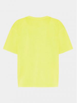 Priliehavé tričko American Vintage žltá