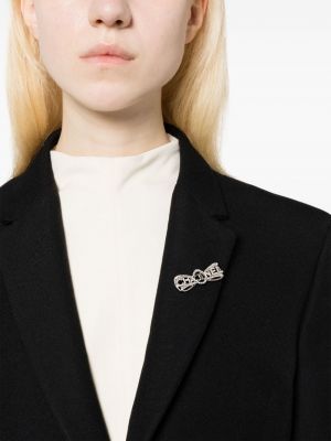 Brosche mit schleife Chanel Pre-owned silber