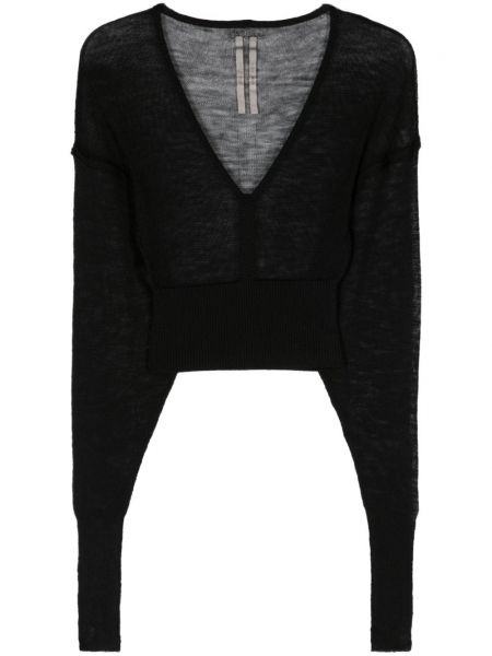 Вълнен пуловер Rick Owens черно