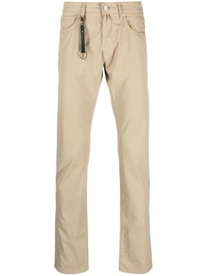 Pantaloni chino Incotex marrone