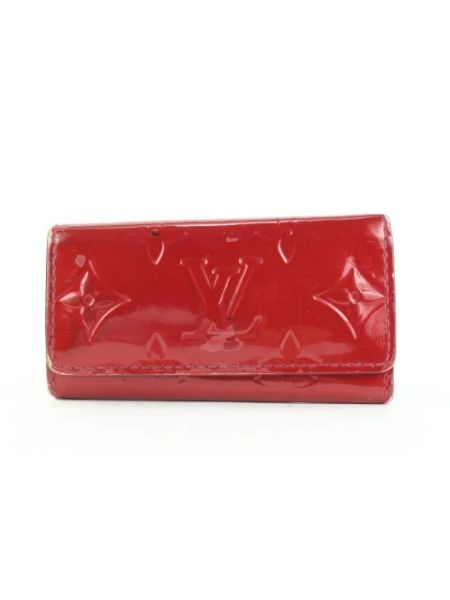 Portefeuille en cuir Louis Vuitton Vintage rouge