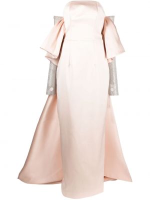 Βραδινό φόρεμα Bazza Alzouman ροζ