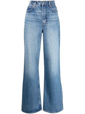 High waist jeans ausgestellt Reformation blau