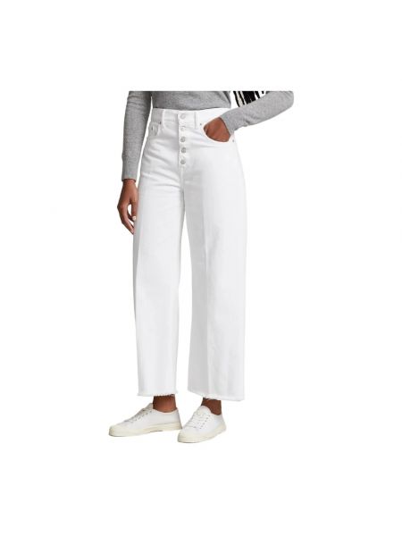Koszula jeansowa Ralph Lauren biała
