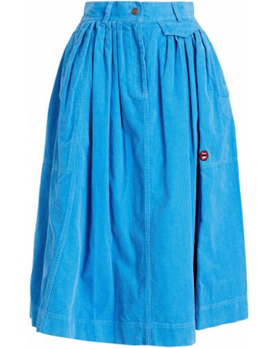 Плиссированная юбка миди вельветовая Marc Jacobs