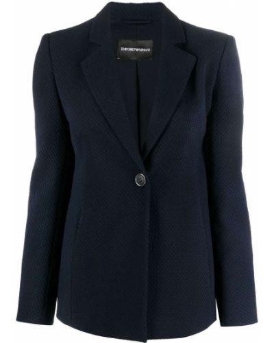 Montert lang blazer Emporio Armani blå