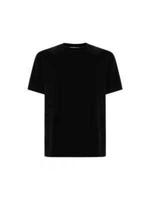 Einfarbige hemd mit u-boot-ausschnitt Jil Sander schwarz