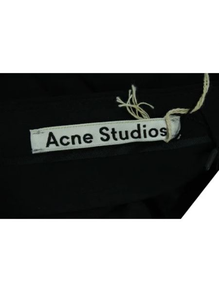 Falda de lana Acne Studios Pre-owned negro