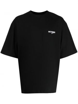 Bavlněné tričko We11done černé