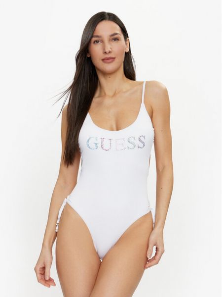 Jednodielne plavky Guess biela