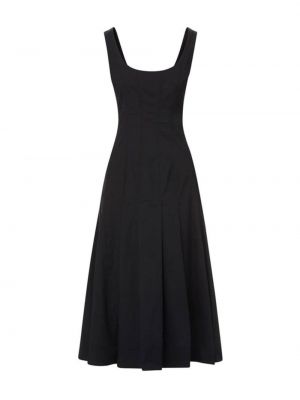 Plisované šaty Veronica Beard černé