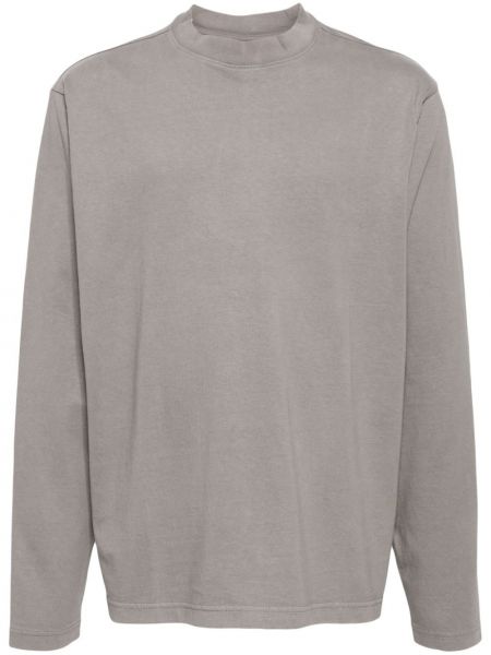 Sweatshirt aus baumwoll mit rundem ausschnitt Yeezy grau