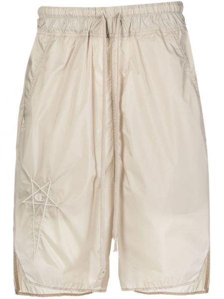 Brodert shorts Rick Owens X Champion brun