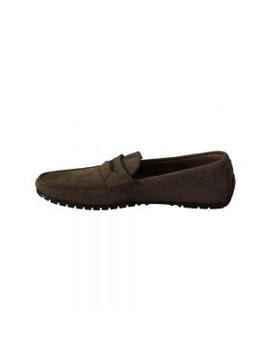 Loafers de cuero Dolce & Gabbana marrón
