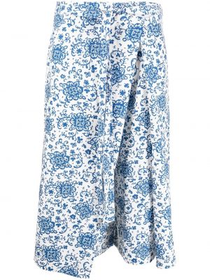 Trykt floral shorts Junya Watanabe Man hvit