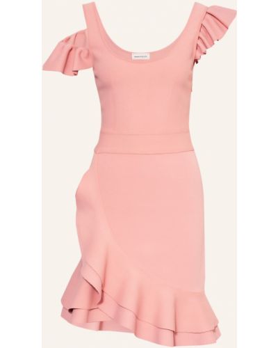 Koktejlové šaty Alexander Mcqueen růžové