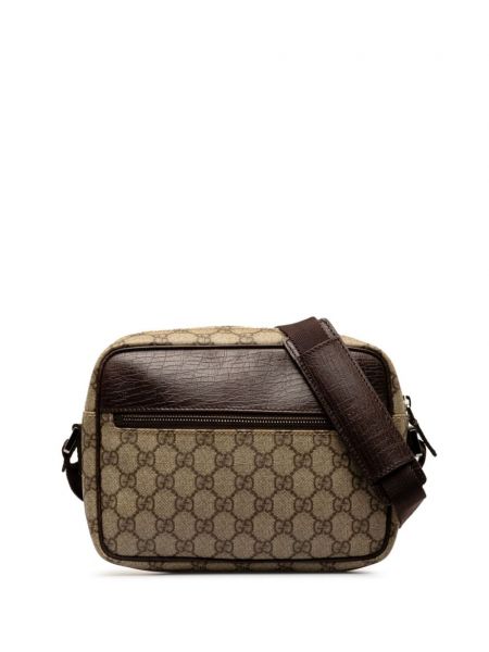 Crossbody kabelka Gucci Pre-owned hnedá